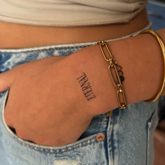 Temporary tattoo eternal