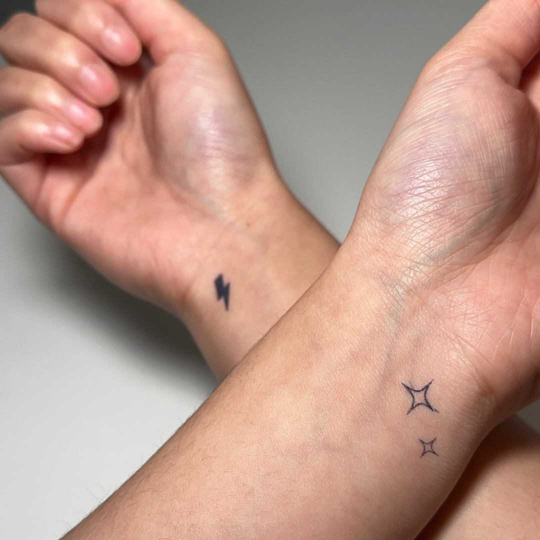 Brillo del tatuaje temporal