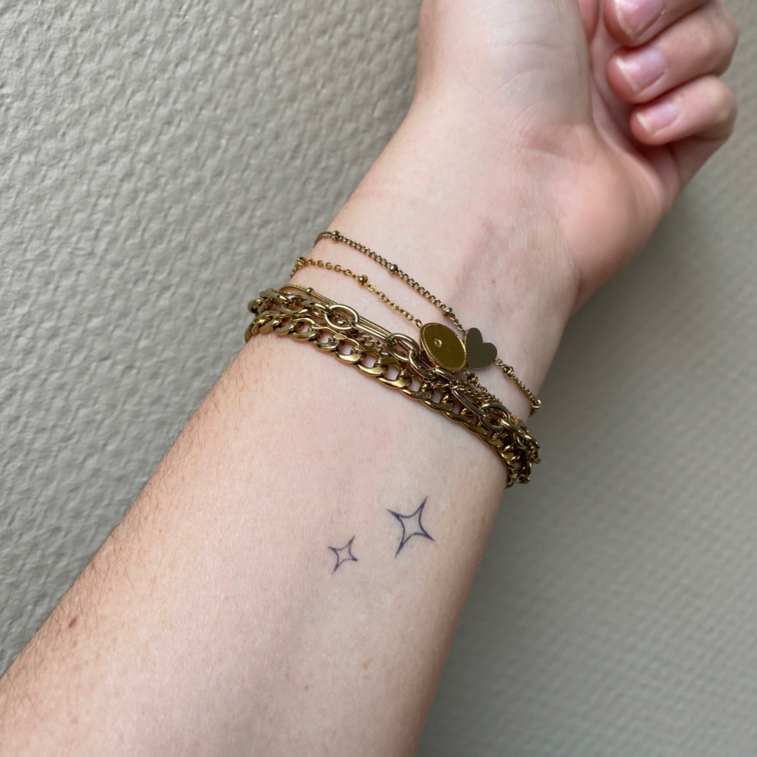 Brillo del tatuaje temporal