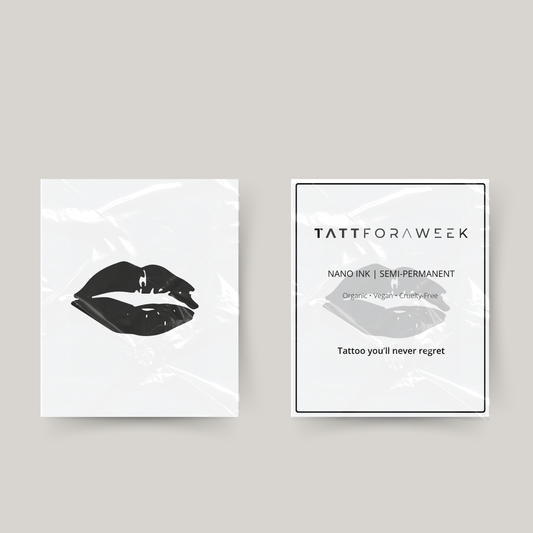 Tijdelijke tattoo lippen