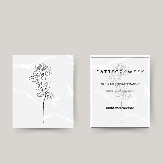 Tatouage temporaire fleur de naissance juin