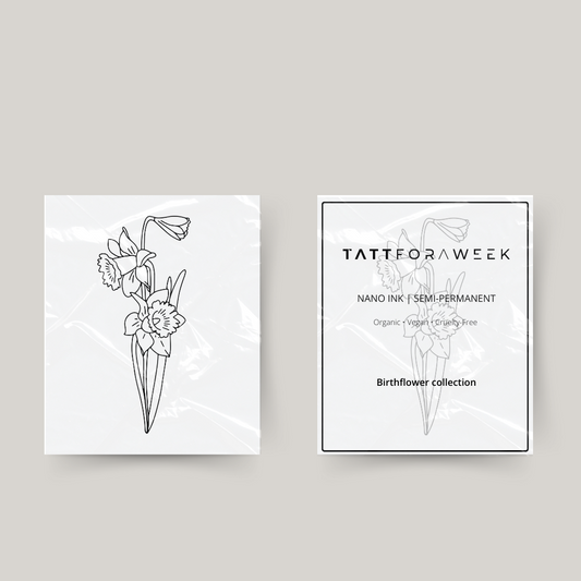 Tatouage temporaire fleur de naissance mars