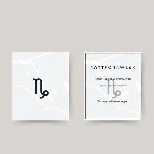 Tillfälligt tatuering stjärntecken Stenbocken