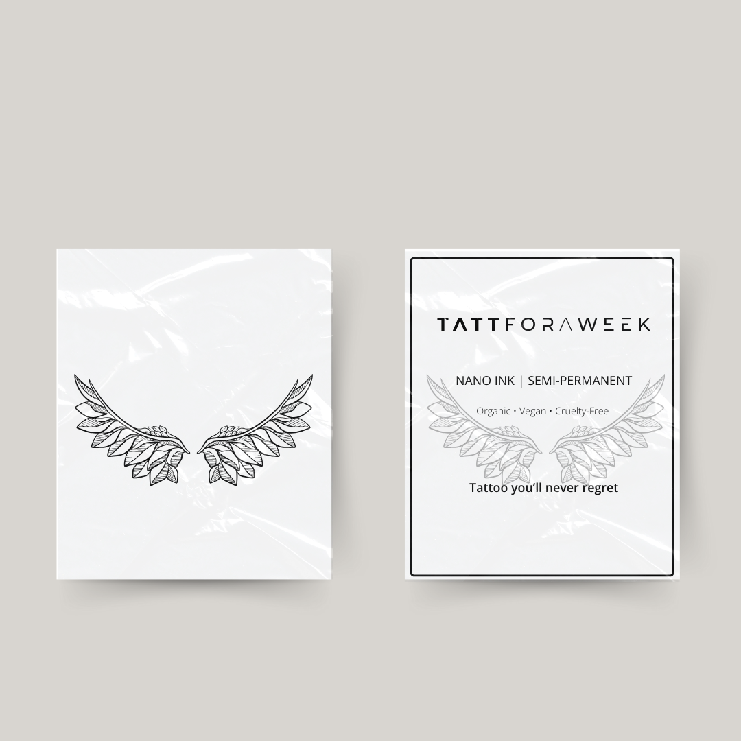Asas de tatuagem temporária