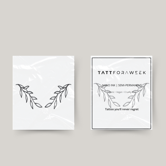 Tijdelijke tattoo hangende planten
