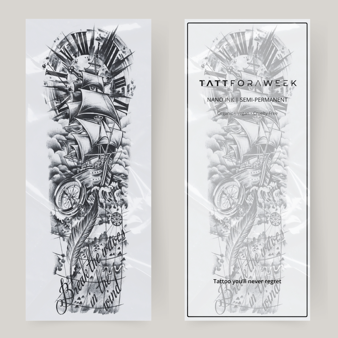 Nep tattoo sleeve sailor