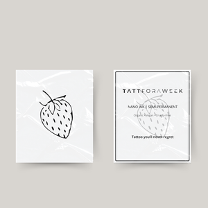 Tatouage temporaire fraise