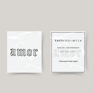 Tatuagem temporária amor ||