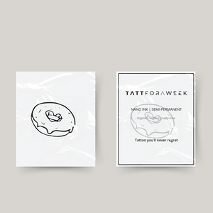 Tatuaggio temporaneo ciambella