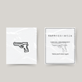 Tatouage temporaire pistolet dessiné