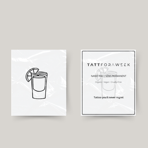 Tillfällig tatuering lemonad