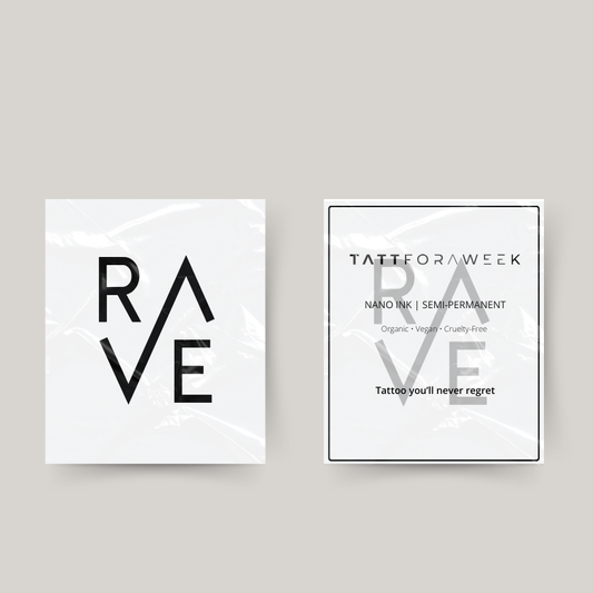 Tillfällig rave-tatuering