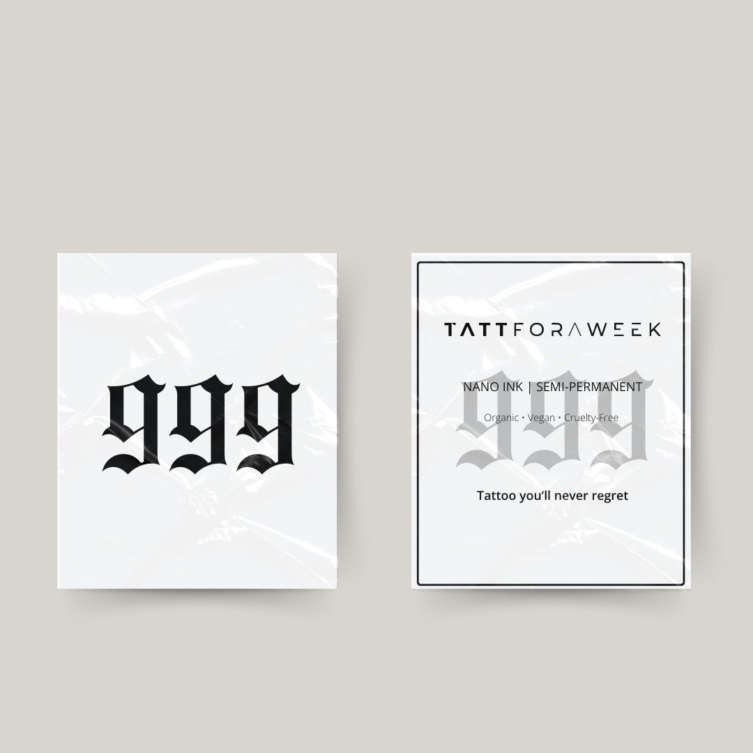 Tatuagem temporária 999