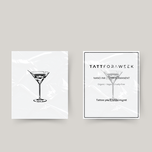 Temporary tattoo cocktail