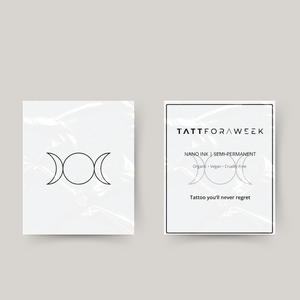 Tillfällig tatuering månfas