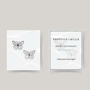 Tatuaggio temporaneo farfalle