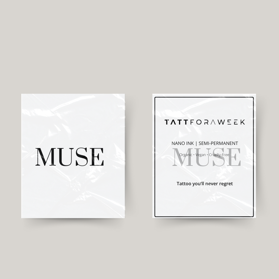 Tijdelijke tattoo muse