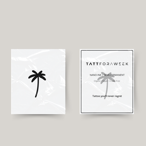Tillfällig palm-tatuering