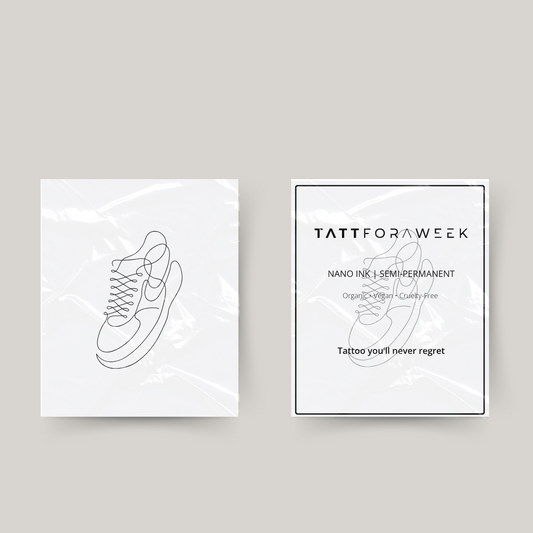 Tijdelijke tattoo sneakers