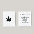 Tillfällig tatuering cannabisplanta
