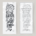 Nep tatuering sleeve ocean