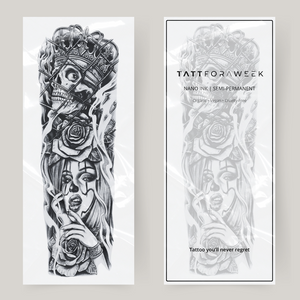 Nep tatuaje manga calavera