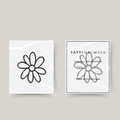 Midlertidig tatoveringsblomst