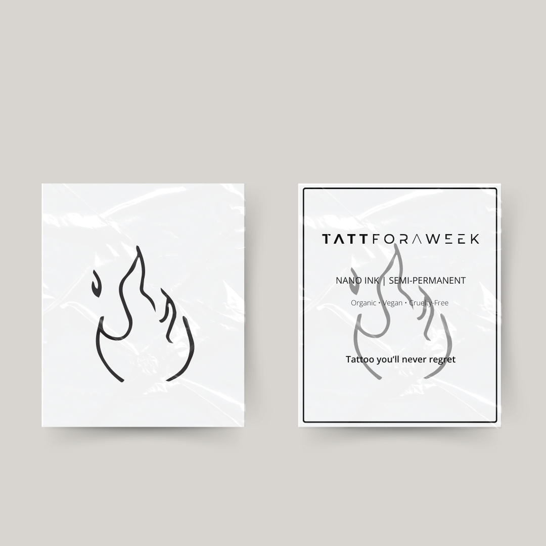 Tijdelijke tattoo fire