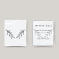 Plantes suspendues de tatouage temporaire