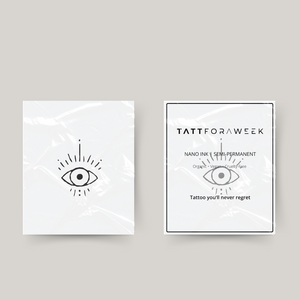 Olhos de tatuagem temporária
